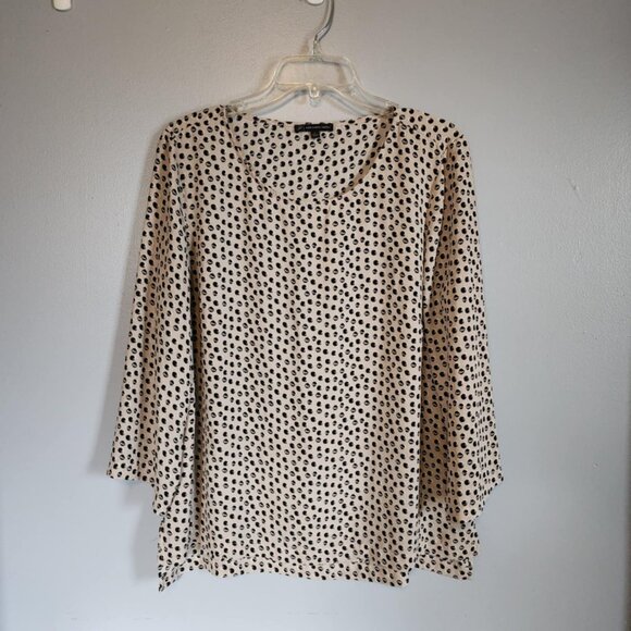 EUC Adrianna Papell Scoop Neck Blouse - Picture 4 of 4